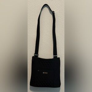 Black Quilted Crossbody Bag